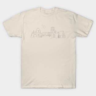 Mos Eisley cityscape T-Shirt